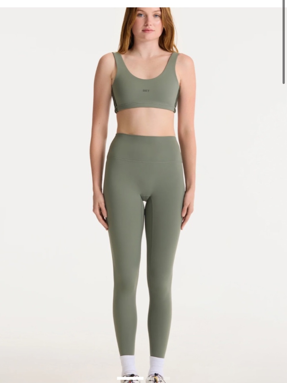 SET ACTIVE Sportbody® High-Rise Leggings and Sports Bra Set size small